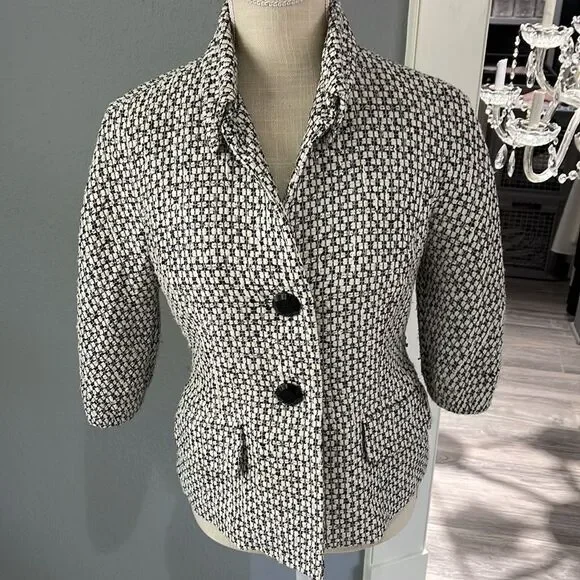 Dana Buchman petite tweed jacket in excellent condition - Picture 4 of 7